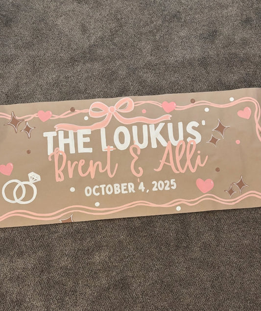 Wedding Banner - Custom