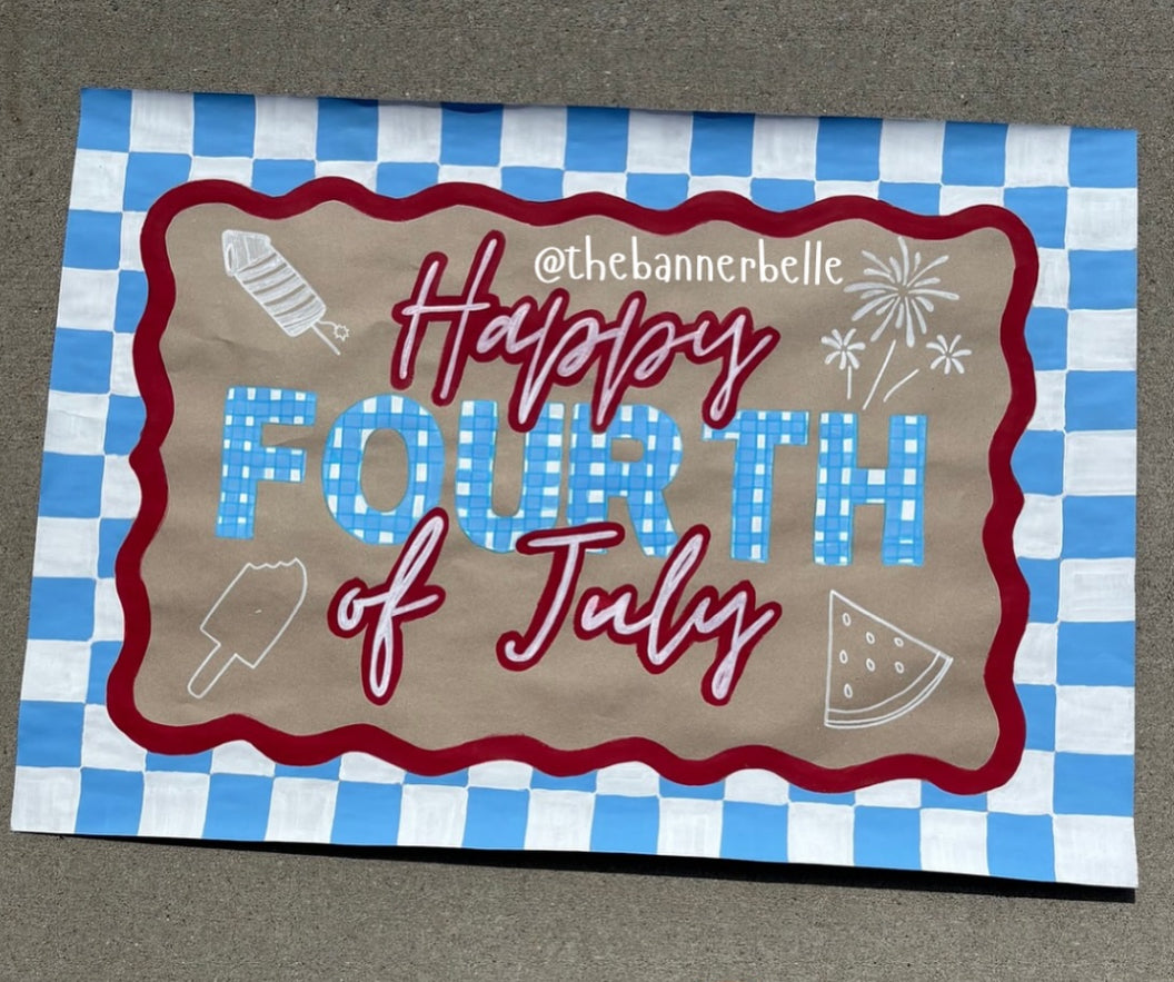 Holiday Banner - Custom (35” tall)