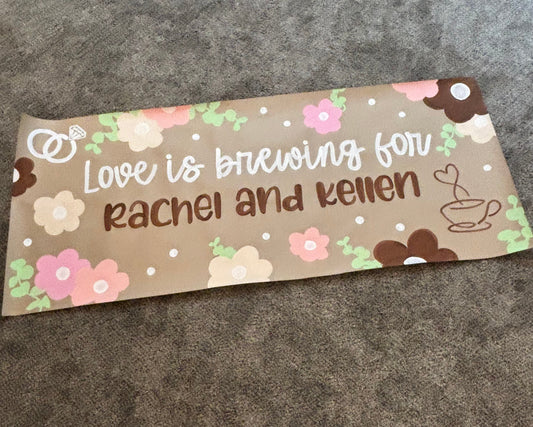 Wedding Banner - Custom (35” tall)