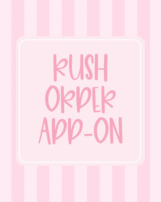 Rush Order Fee for CUSTOM Banners — 1 week